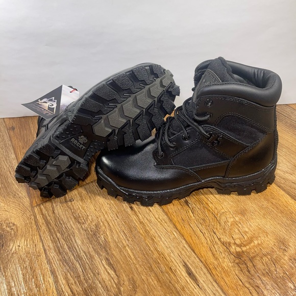 Rocky Black Combat & Moto Boots - Picture 6 of 7
